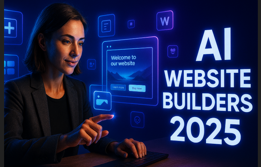 ai website builders and landing pages create